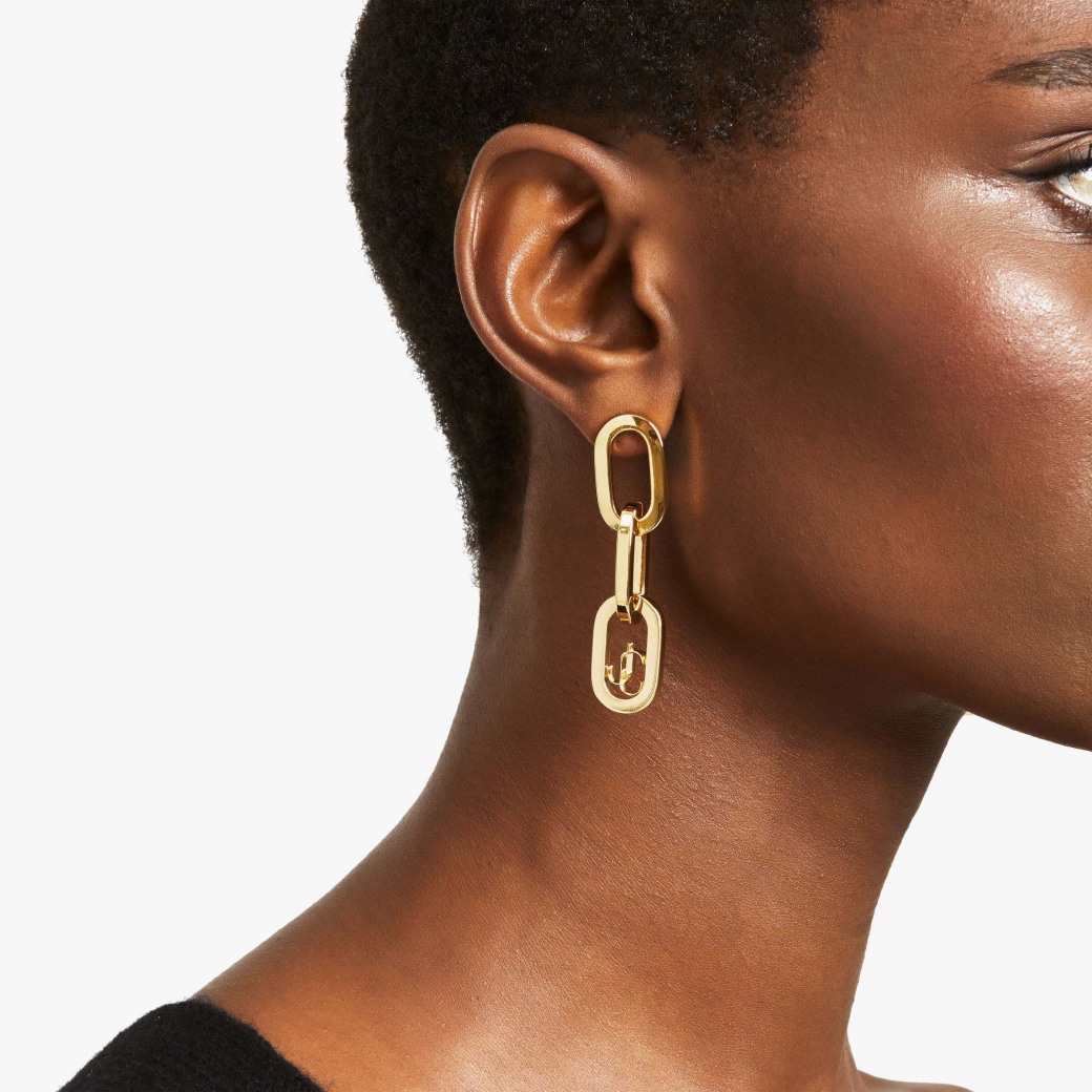 Jimmy Choo Jc Chain Earrings