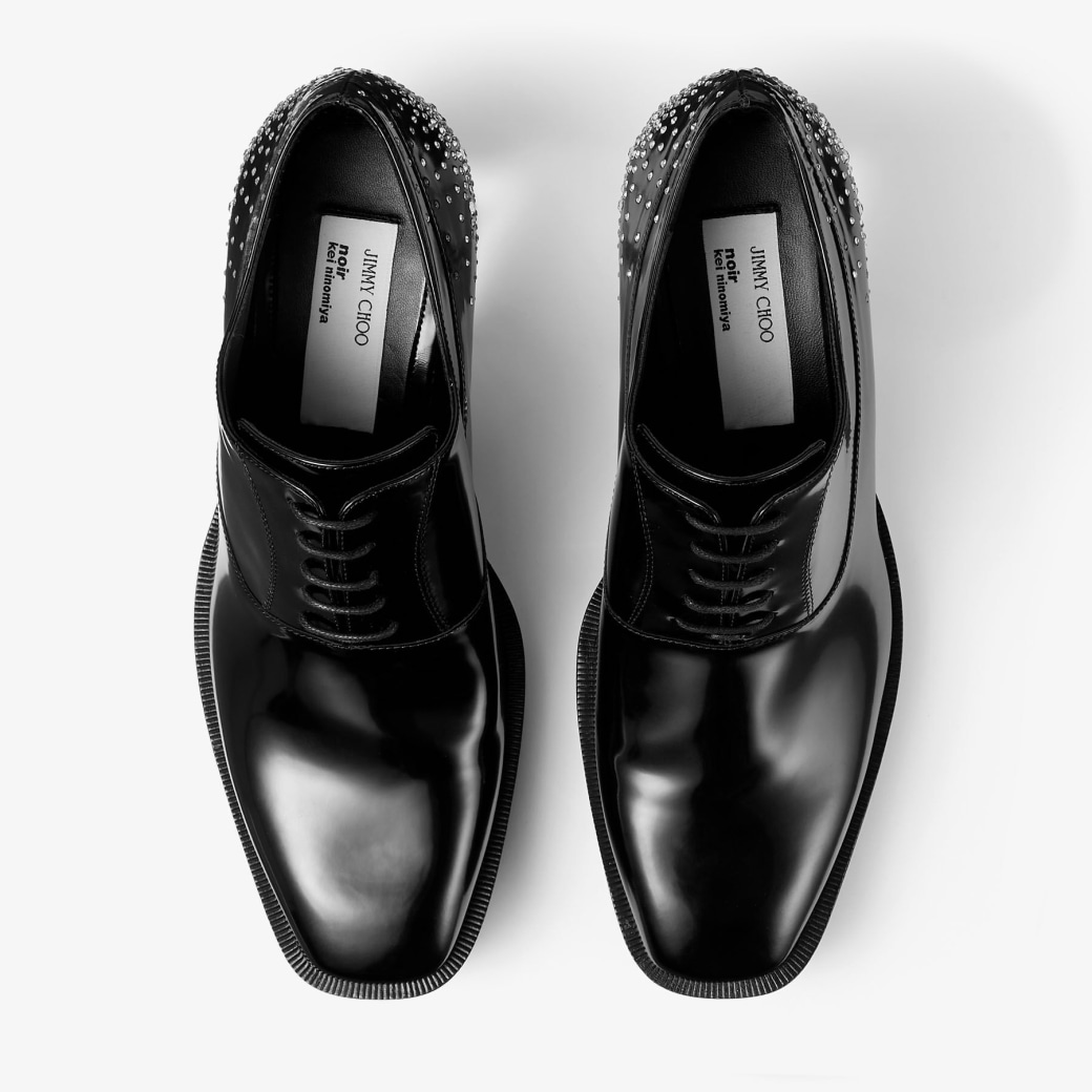 Jimmy Choo Jimmy Choo noir kei ninomiya クリスタル シューズ