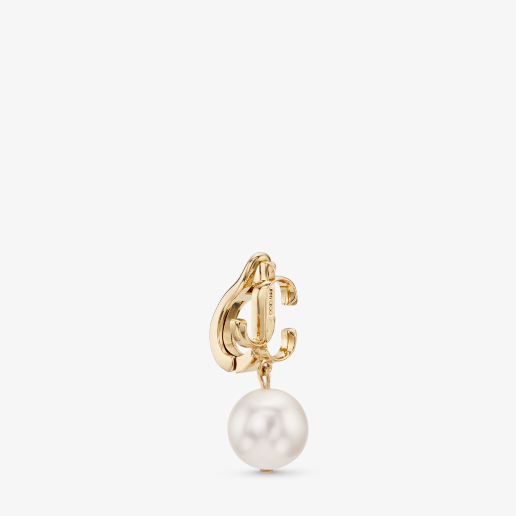 Jimmy Choo JC パール ドロップ クリップオン