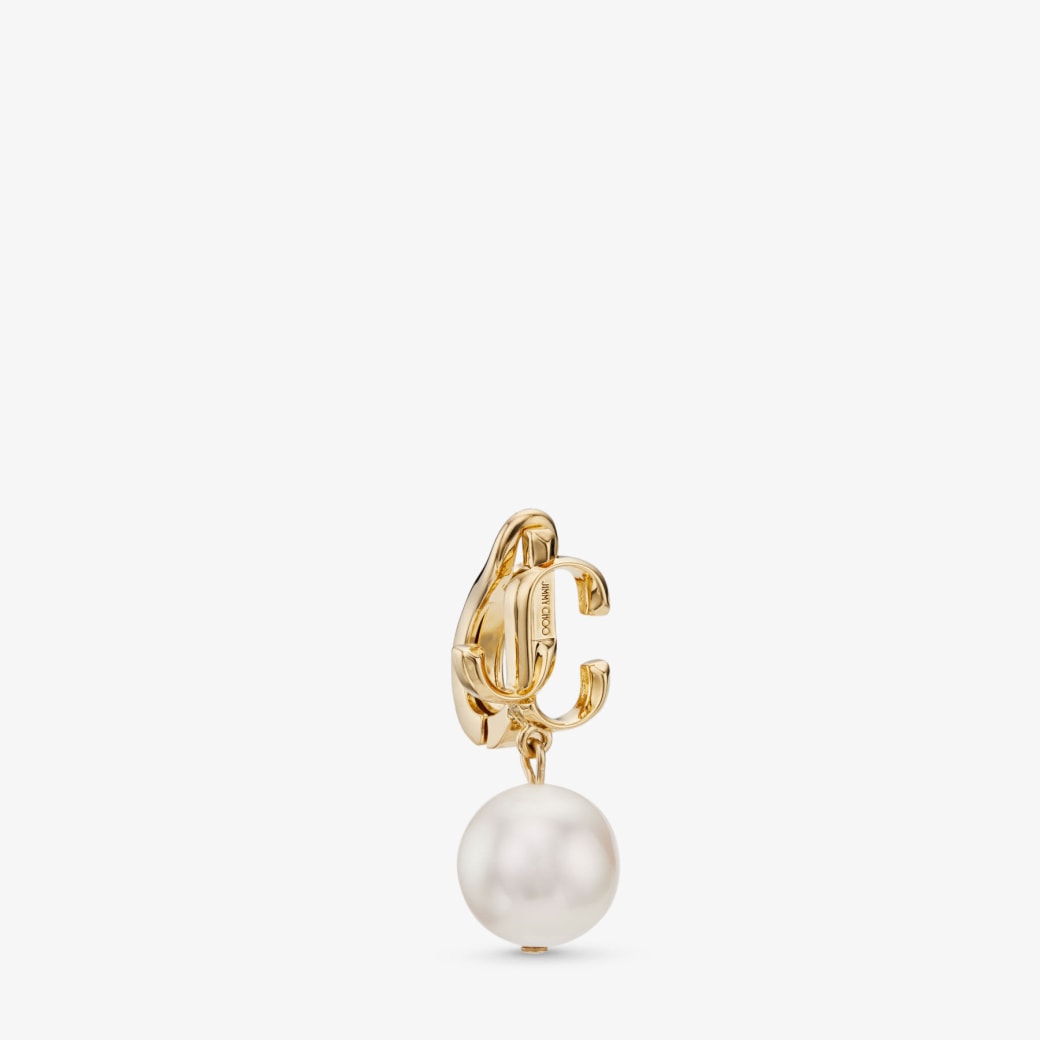 Jimmy Choo JC パール ドロップ クリップオン