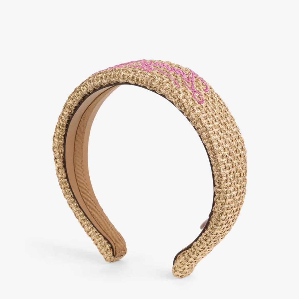 Jimmy Choo ロゴ スクリプト ヘアバンド