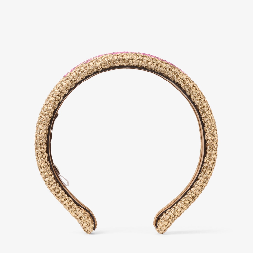Jimmy Choo ロゴ スクリプト ヘアバンド