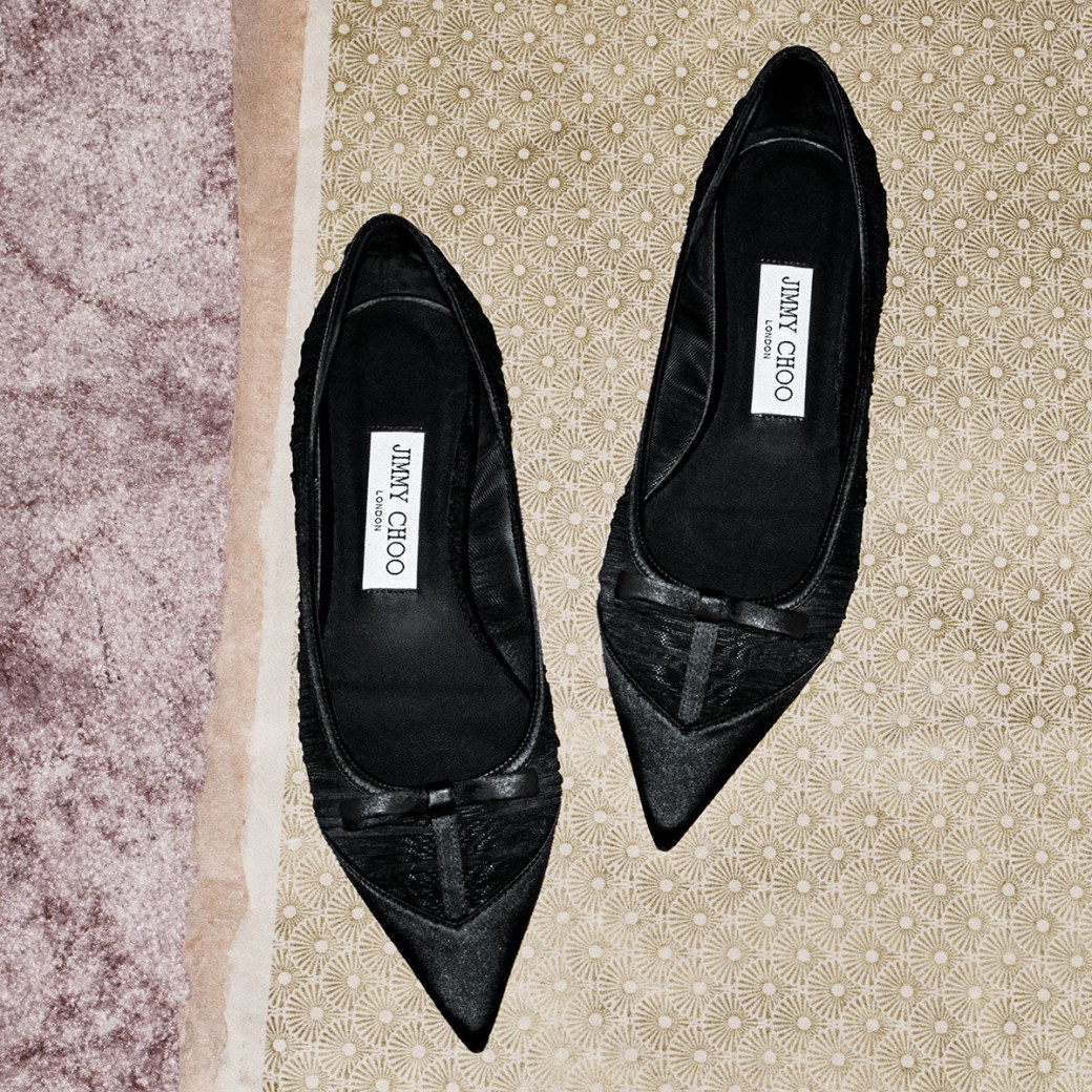 Jimmy Choo ラブ メッシュ フラット