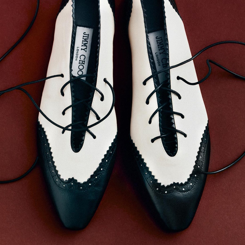 Jimmy Choo マーゴット レースアップ フラット