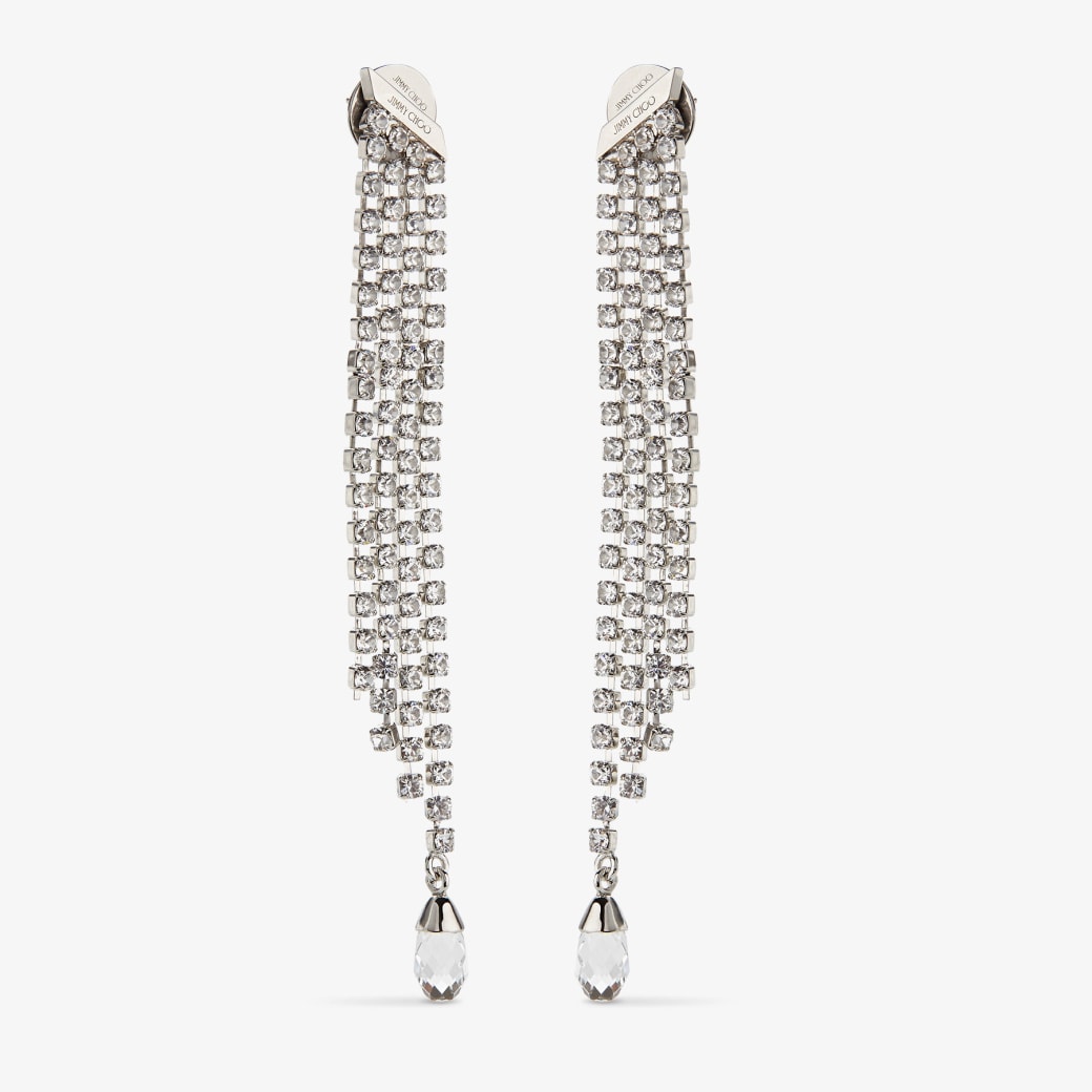 Jimmy Choo サイーダ フリンジ イヤリング