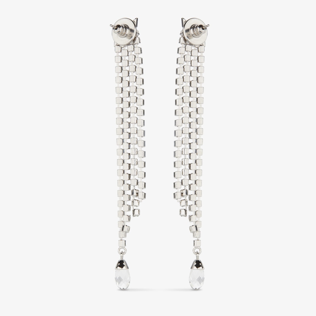 Jimmy Choo サイーダ フリンジ イヤリング