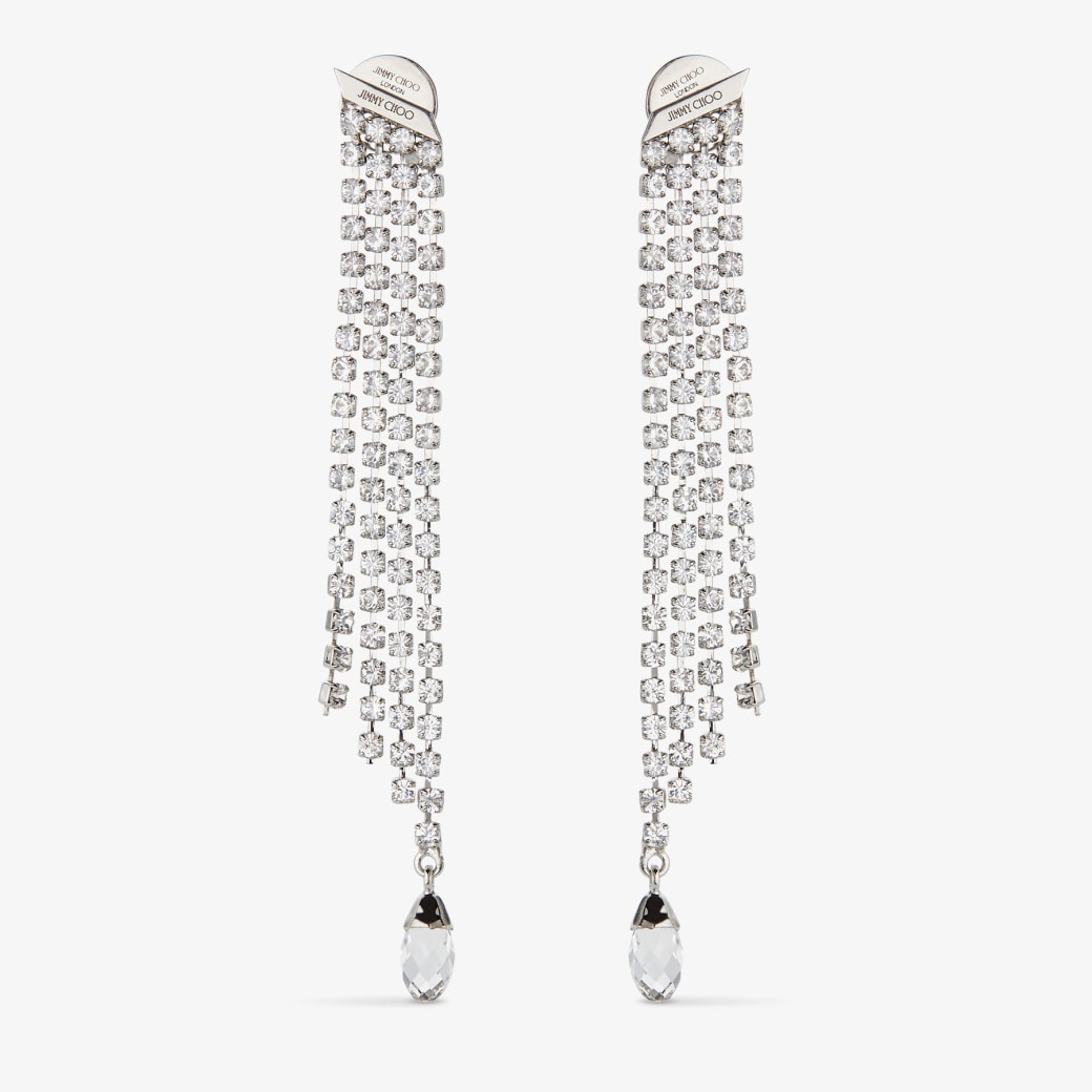 Jimmy Choo サイーダ フリンジ イヤリング