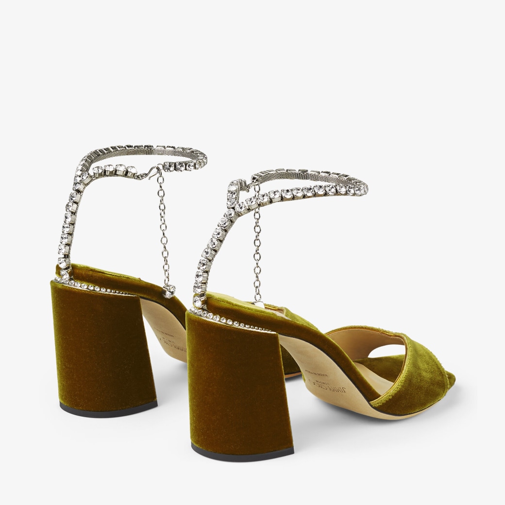 Jimmy Choo Saeda Sandal Block Heel 85