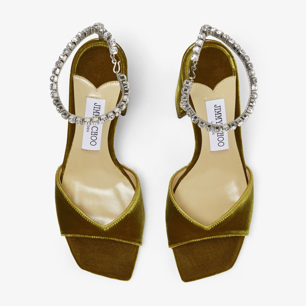 Jimmy Choo Saeda Sandal Block Heel 85