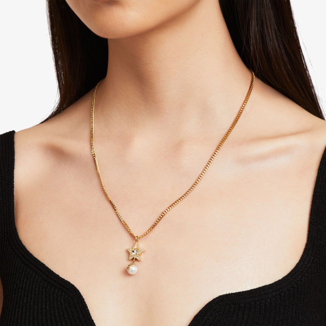 Jimmy Choo Single Star Necklace