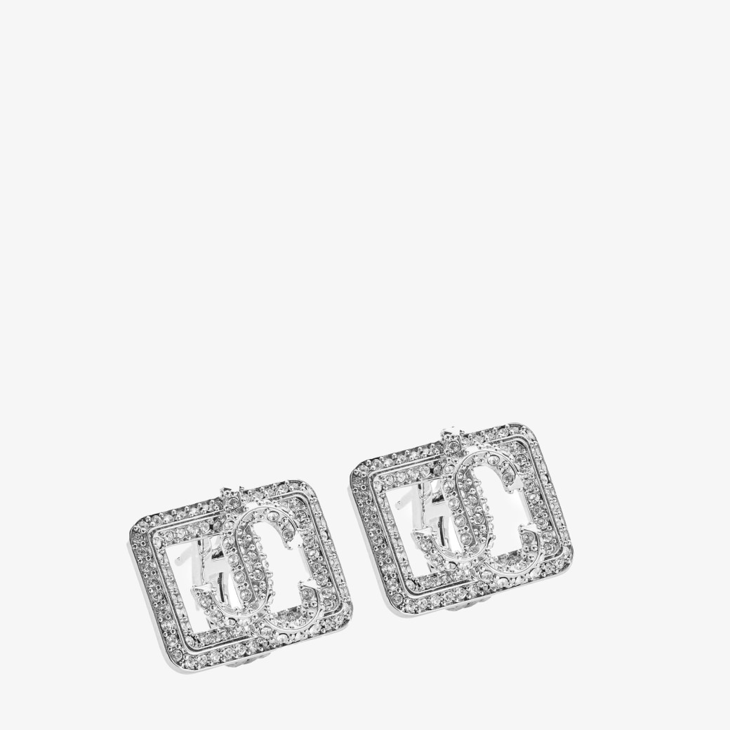 Jimmy Choo スクエア JC ピアス L