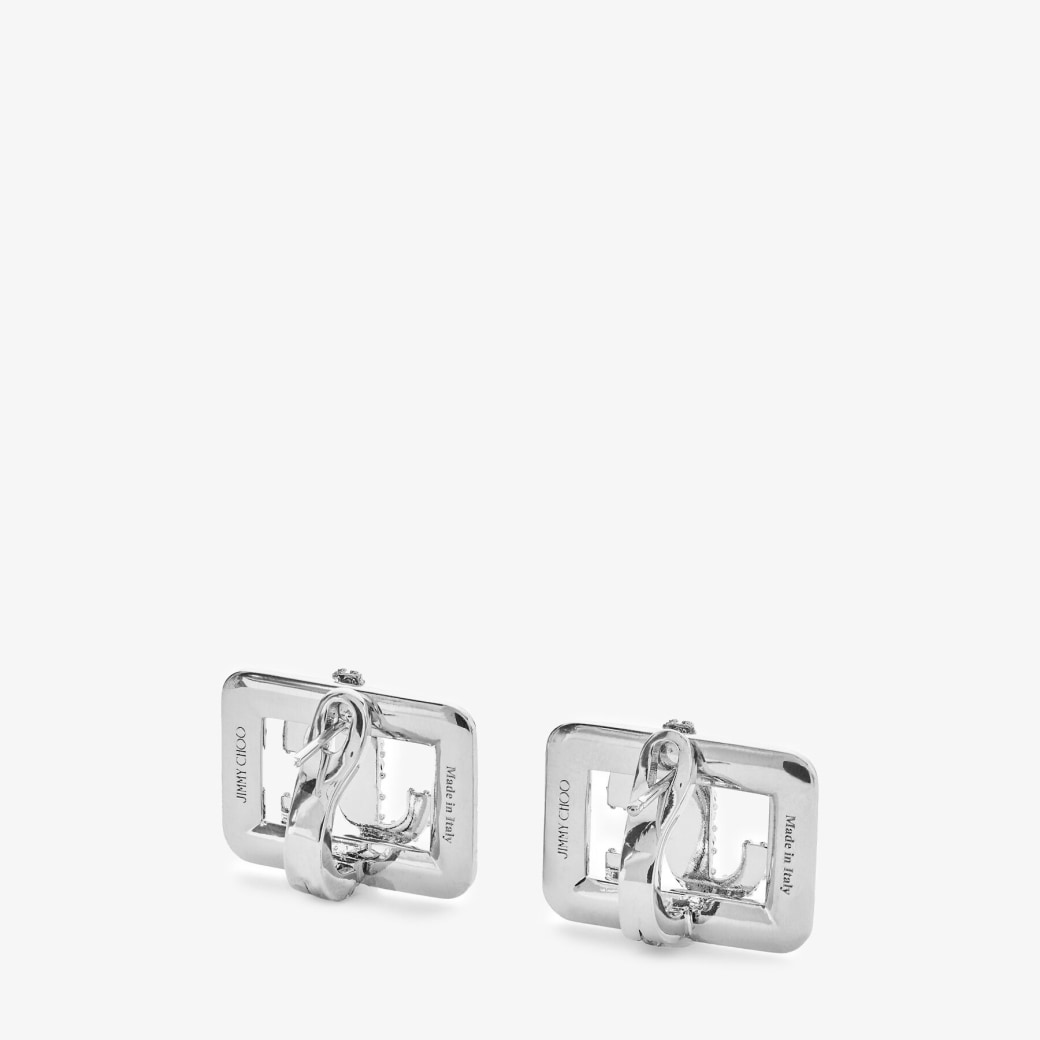 Jimmy Choo スクエア JC ピアス L