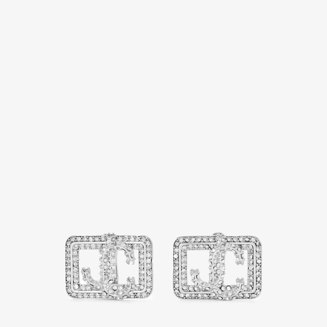 Jimmy Choo スクエア JC ピアス L