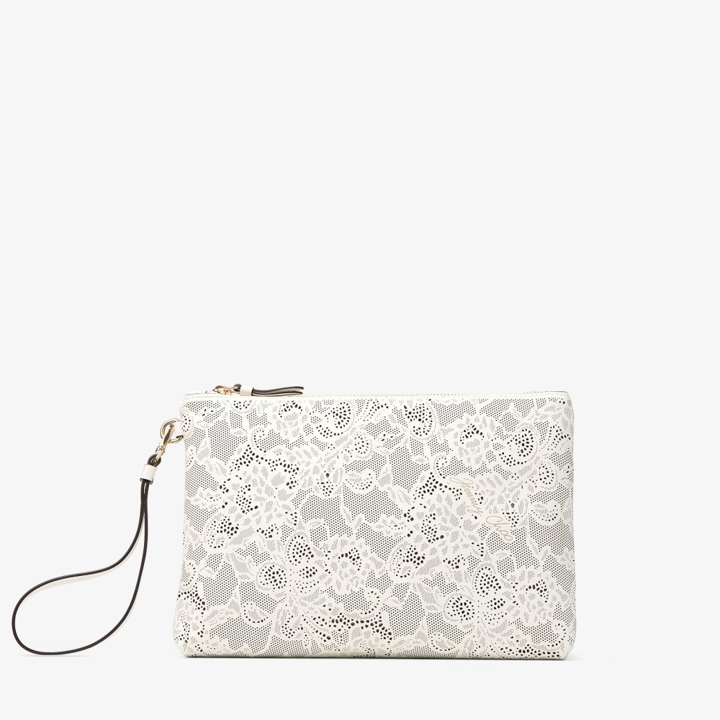 Jimmy Choo ジップ フラット ポーチ