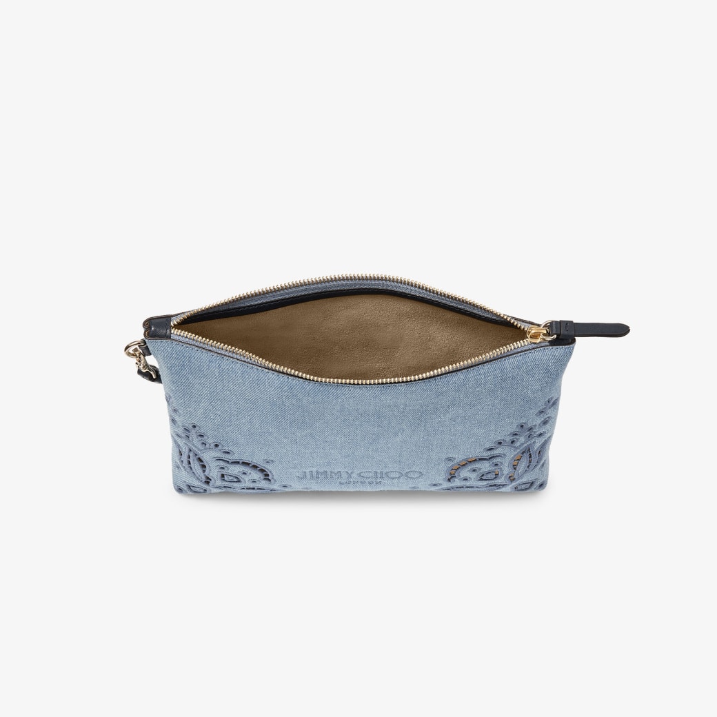 Jimmy Choo ジップ フラット ポーチ