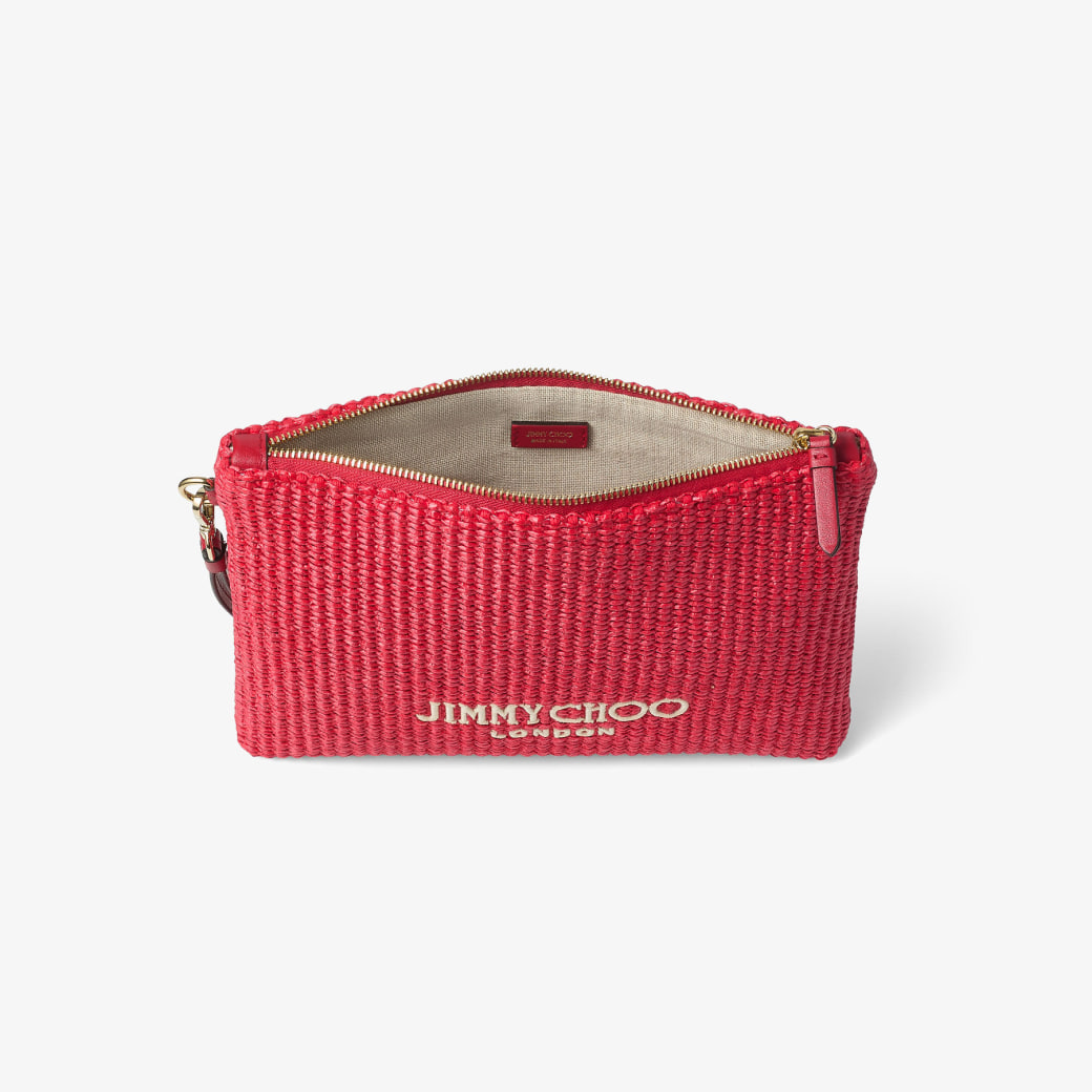 Jimmy Choo ジップ フラット ポーチ