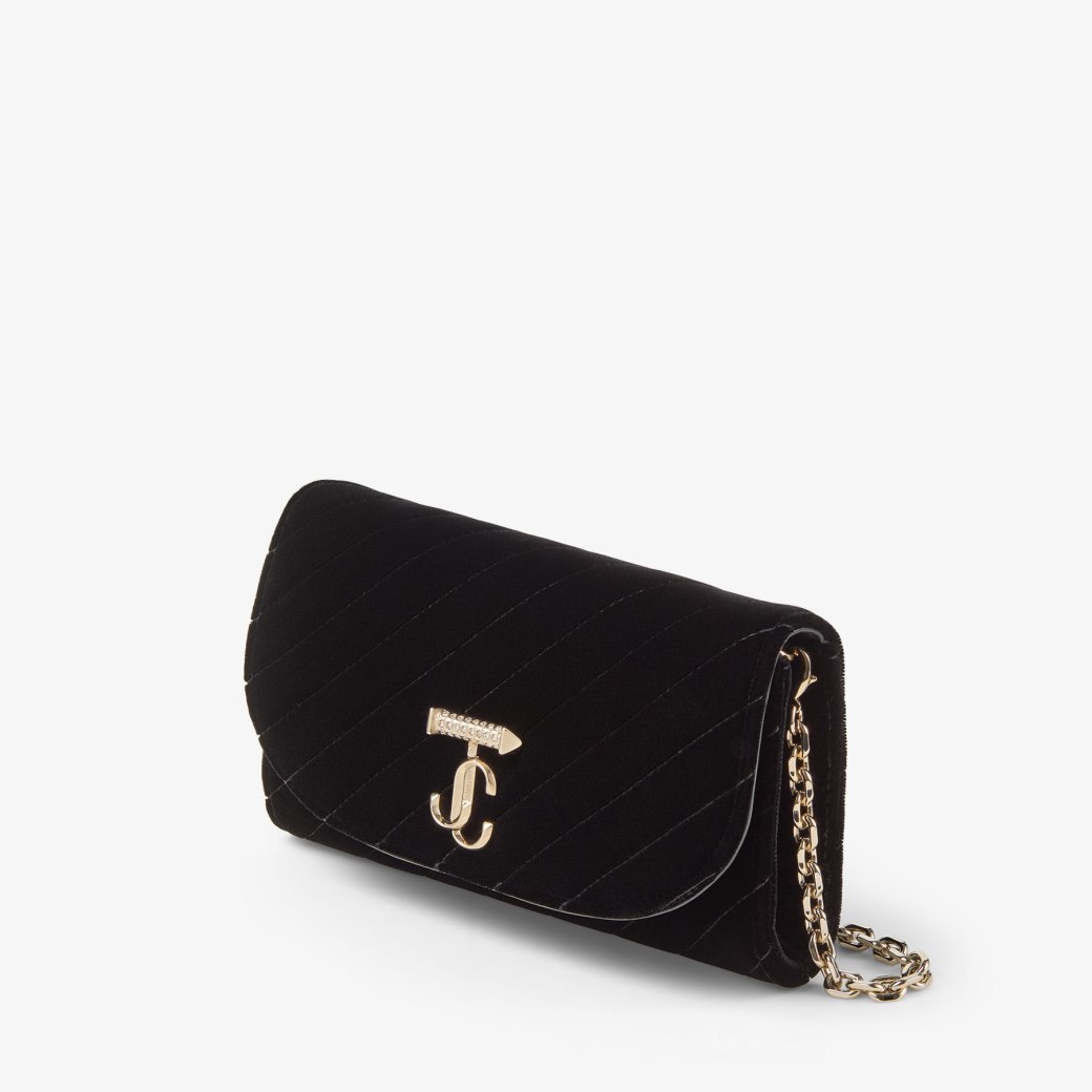 Jimmy Choo Curve Wallet With Chain