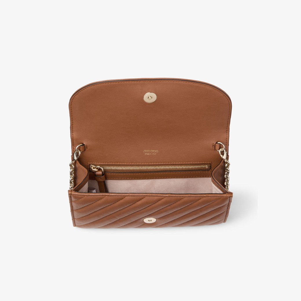 Jimmy Choo Avenue Curve Wallet With Chain