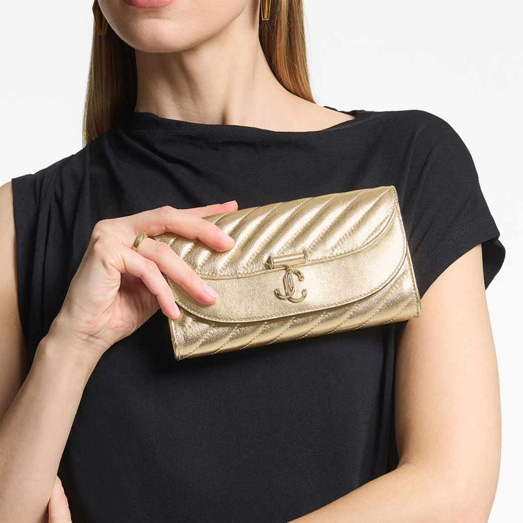 Jimmy Choo Curve Wallet With Chain