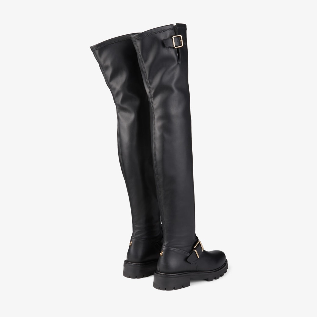 Jimmy Choo Biker II Over The Knee Flat