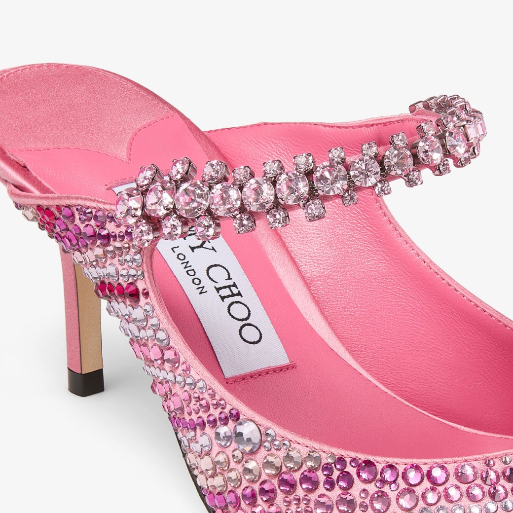 Bing 65 | Candy Pink Mix Satin Pumps | JIMMY CHOO