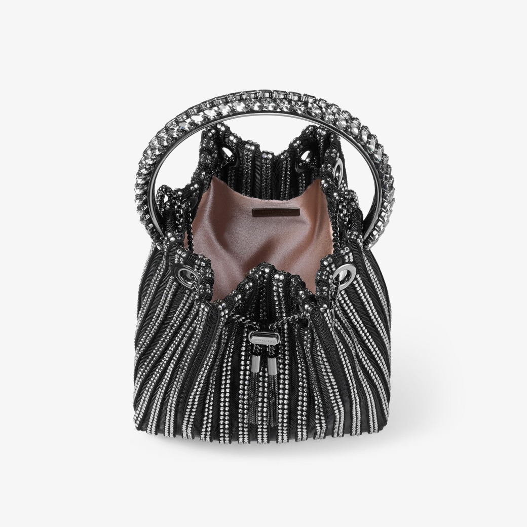 ショルダーバッグ・ポシェット Jimmy Choo Bon Bon Suede Bag JIMMY CHOO Bon Bon embellished fringed suede bucket bag