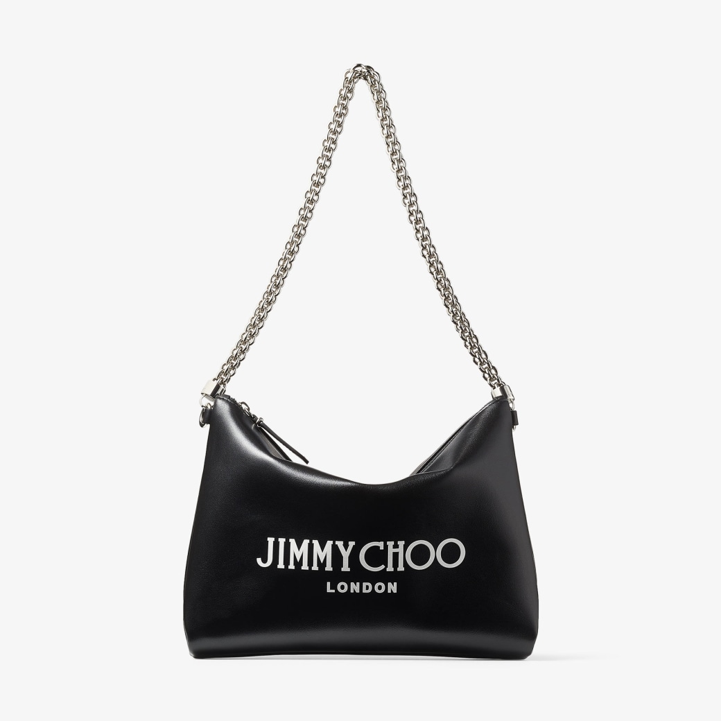 【25SS NEW】Jimmy Choo / Callie ラフィア ショルダーバッグ Jimmy Choo Callie Metallic Chain Top-Handle Bag | Neiman Marcus