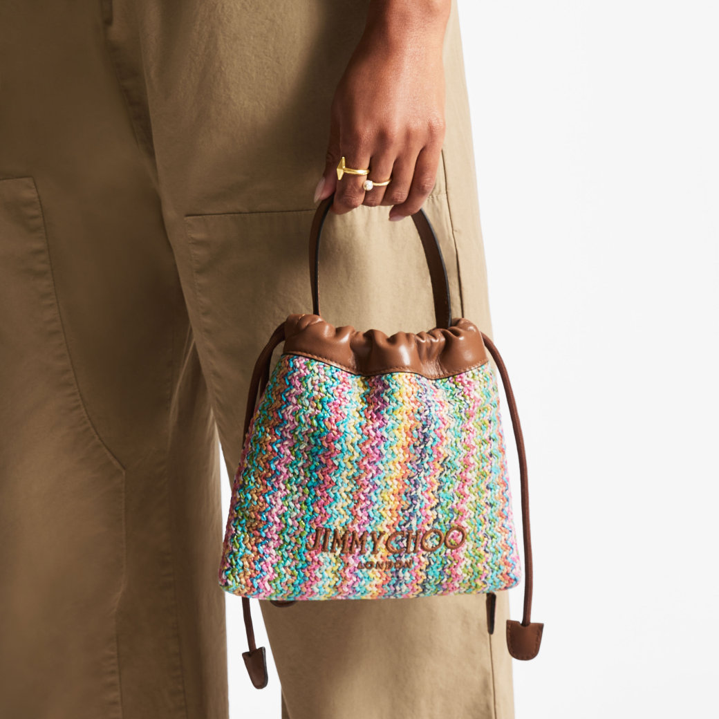Jimmy Choo Drawstring Pouch Top Handle
