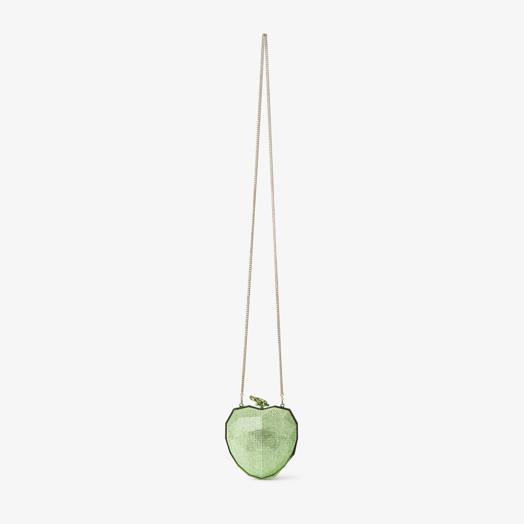 Jimmy Choo Faceted Heart Clutch