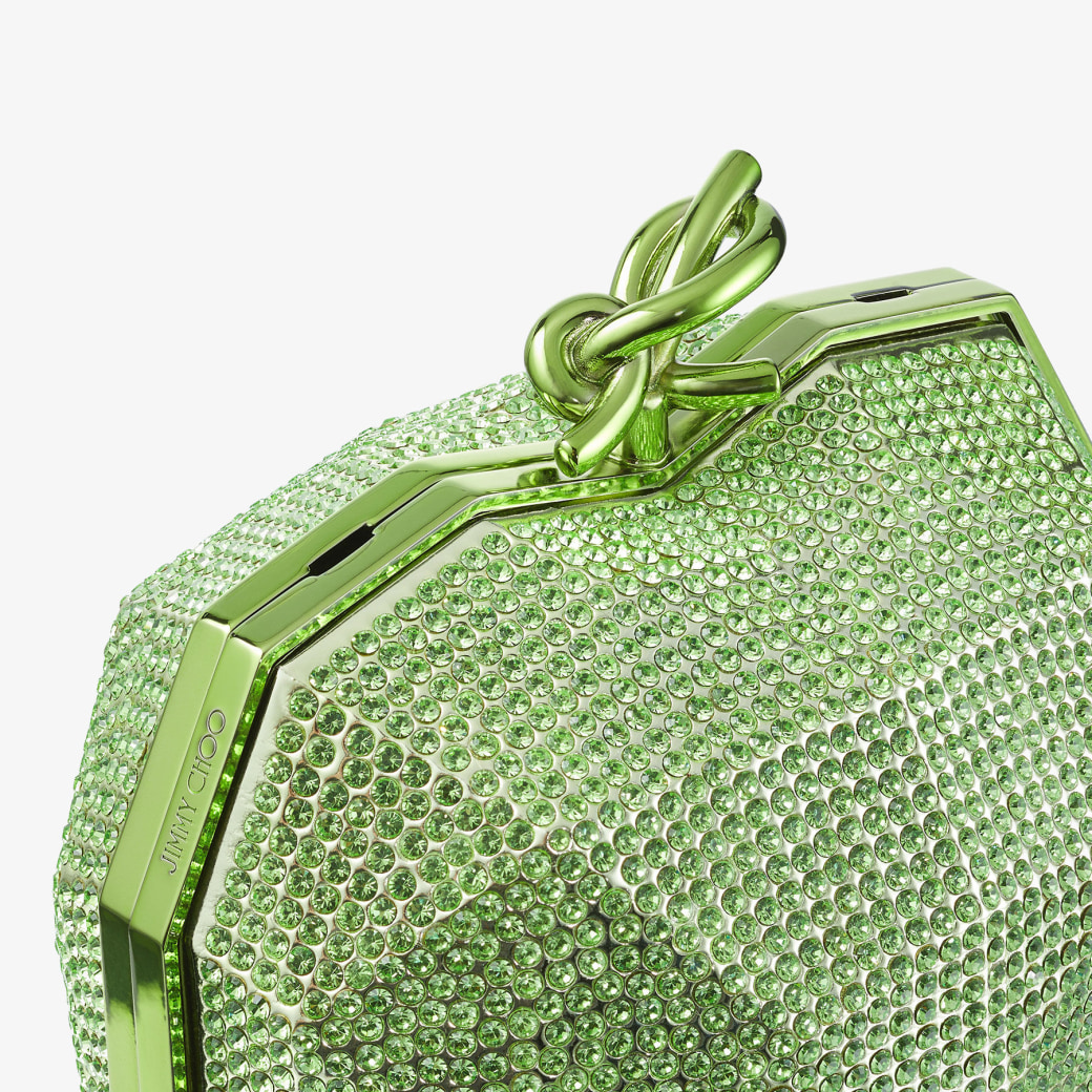 Jimmy Choo Faceted Heart Clutch