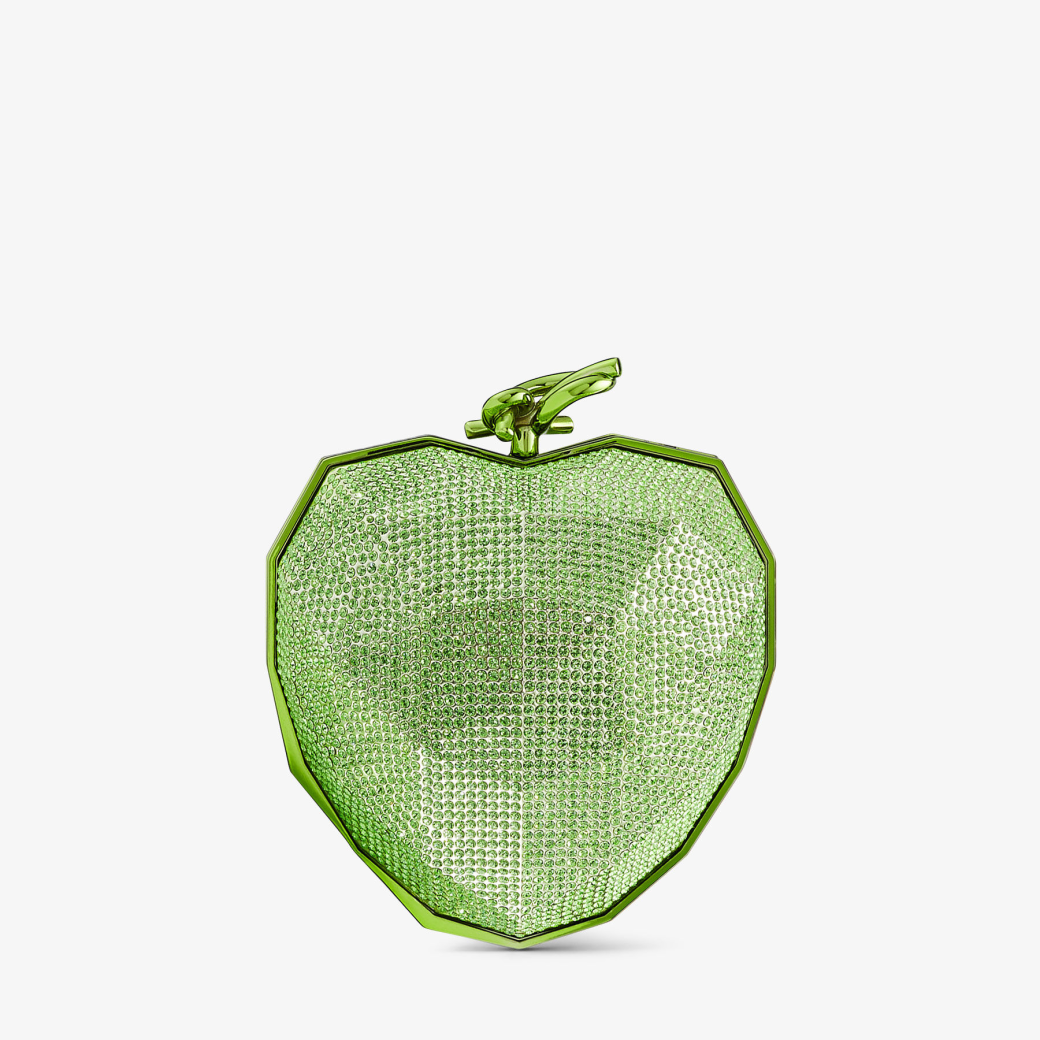 Jimmy Choo Faceted Heart Clutch
