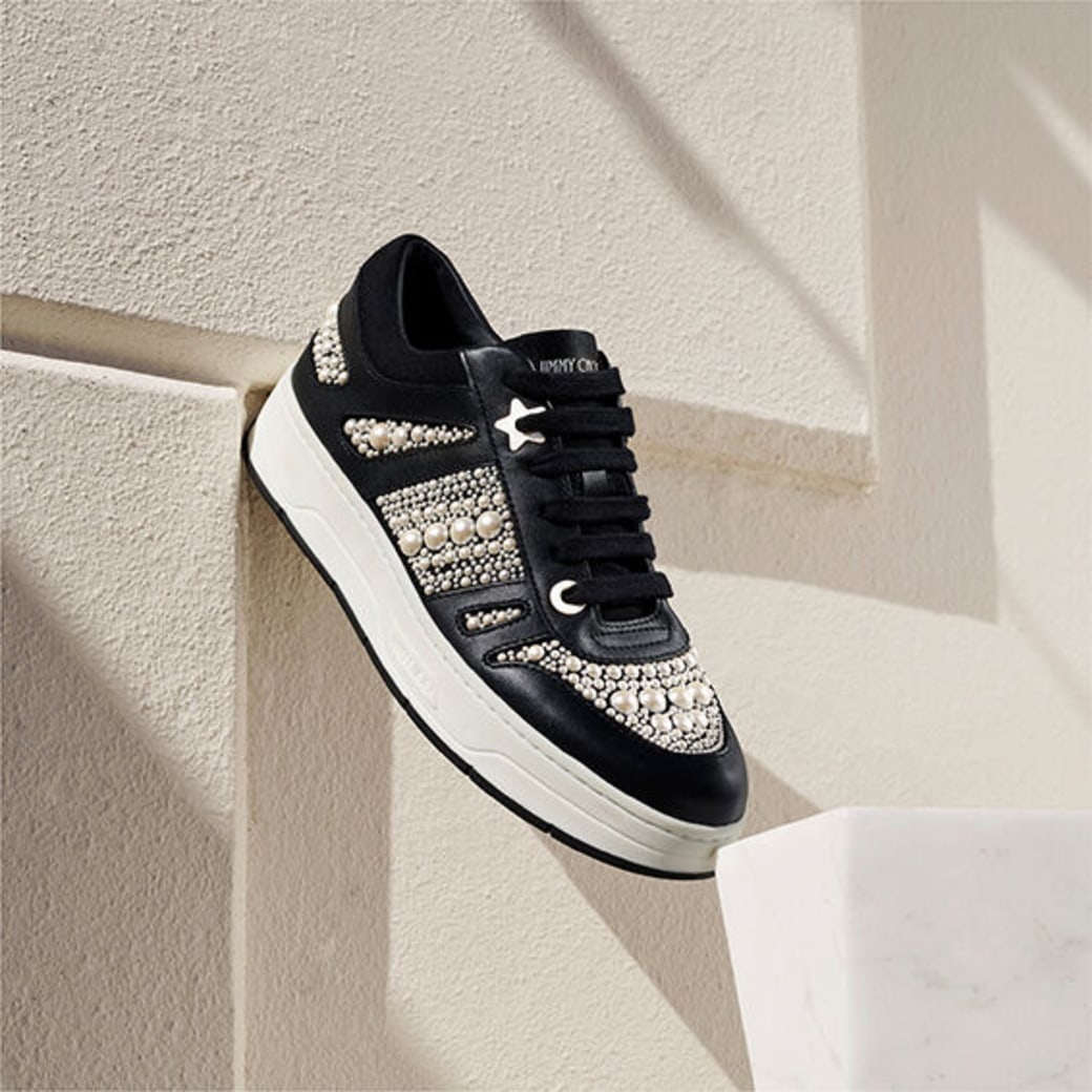 JIMMY CHOO の靴♪ ★ HAWAII ★ SNEAKERS 【多色在庫】 Jimmy Choo Hawaii Sneaker White Fuchsia