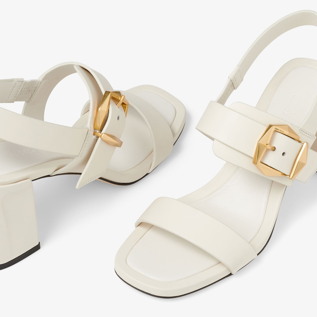 Hawke 70|Latte/Gold Leather Sandals| JIMMY CHOO AU