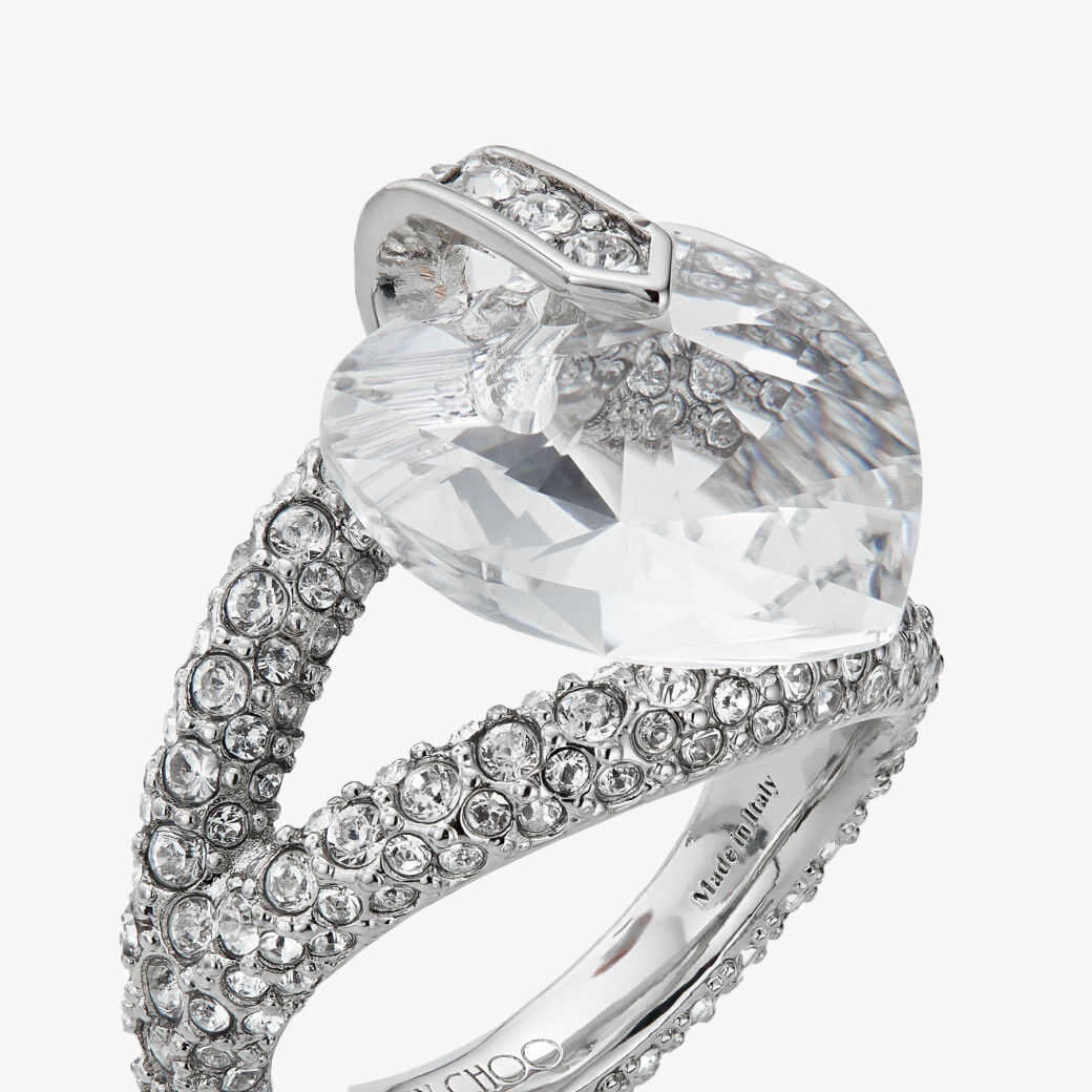 Jimmy Choo Heart Double Ring