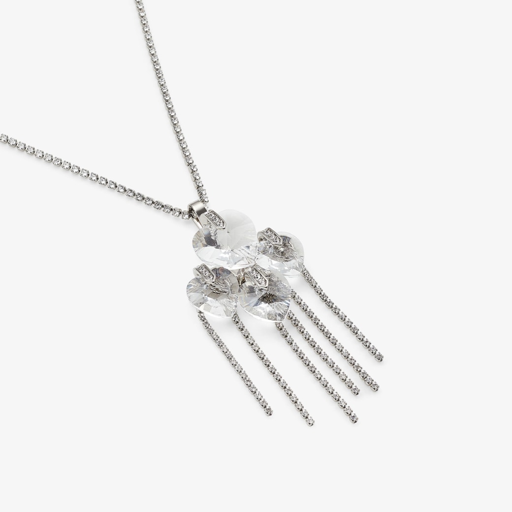 Jimmy Choo Heart Drop Necklace