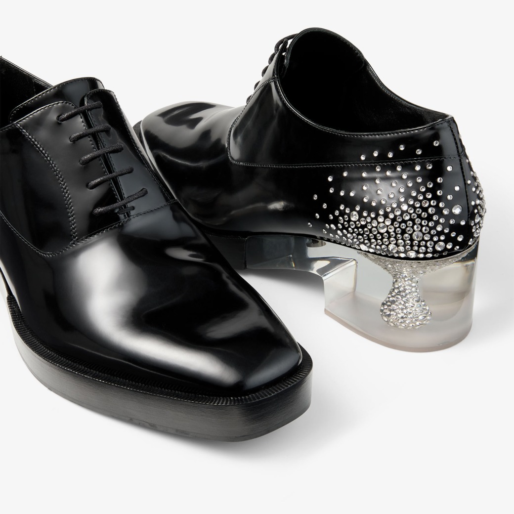 Jimmy Choo Jimmy Choo noir kei ninomiya Crystal Shoe