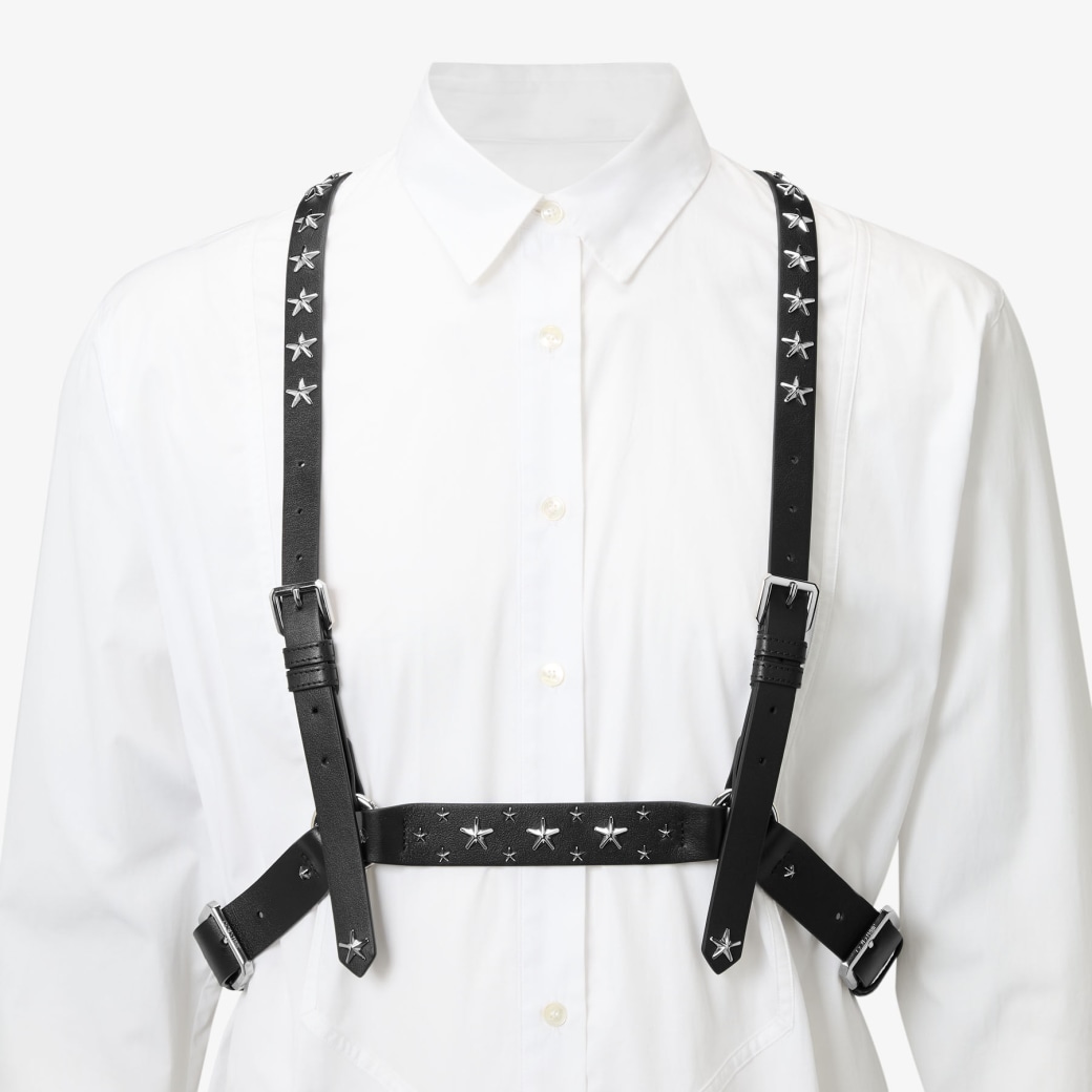 Jimmy Choo Jimmy Choo noir kei ninomiya Single Star Harness