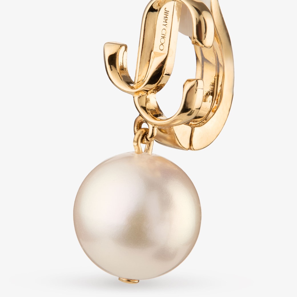 Jimmy Choo JC Pearl Drop Clip On