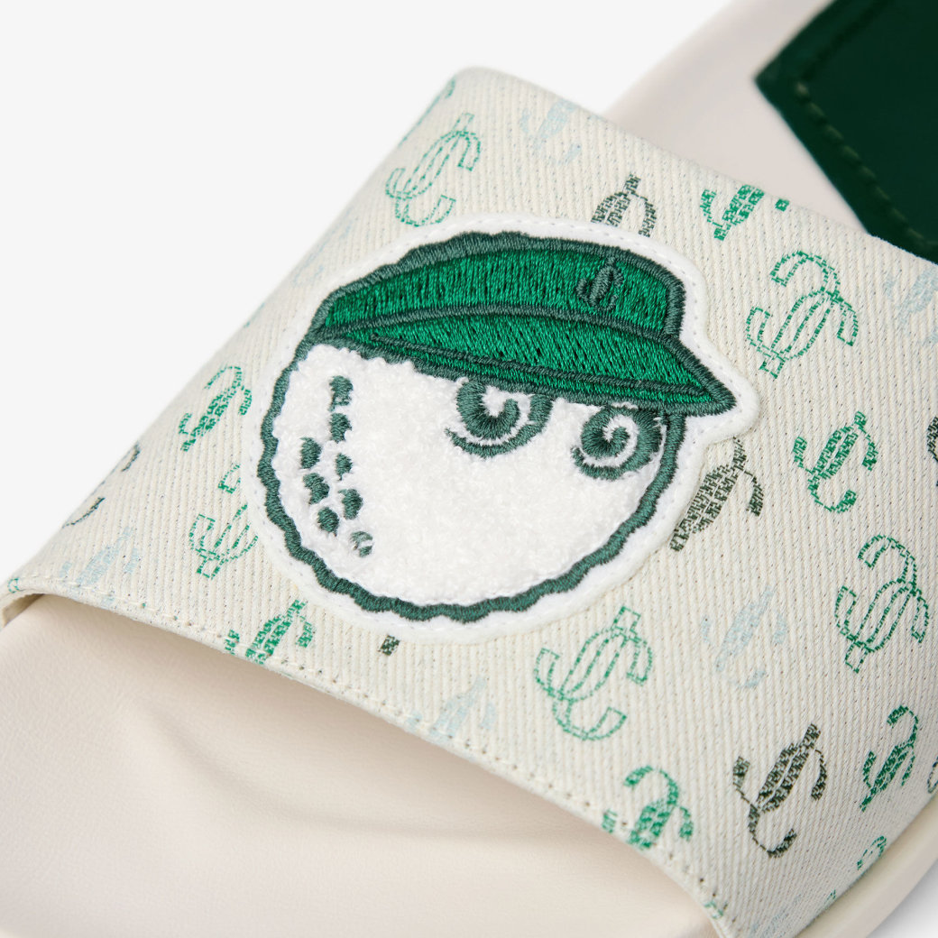 Jimmy Choo / Malbon 2.0 Slide F |Monogram Embroidered