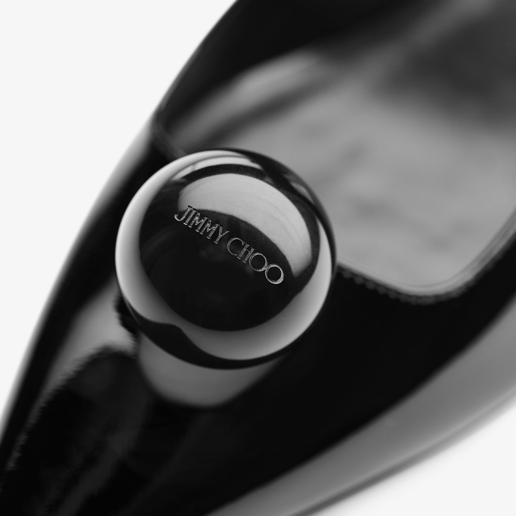 スリッポン JIMMY CHOO 'ORB Pump 50' pumps Black Orb Pump 50 | Black Velvet Pumps | JIMMY CHOO