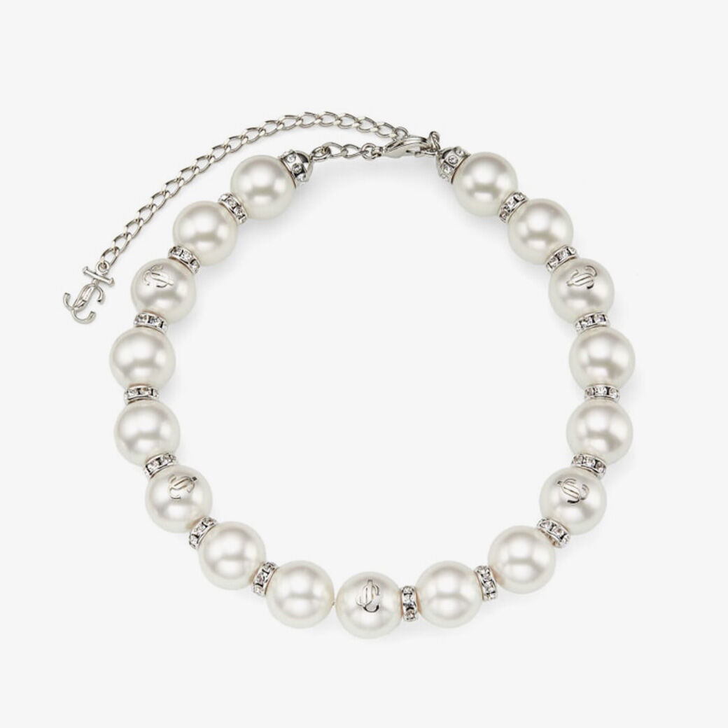 Jimmy Choo Pearl Crystal Choker