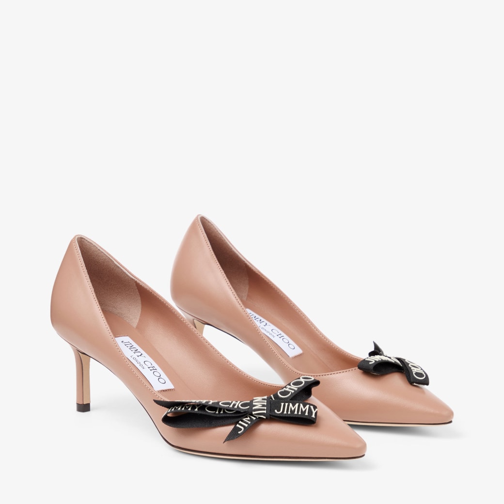 パンプス JIMMY CHOO ALIX 60 SHINY CALF LEATHER PUMPS Romy 60 | Ballet Pink Nappa Leather Pumps | New Collection