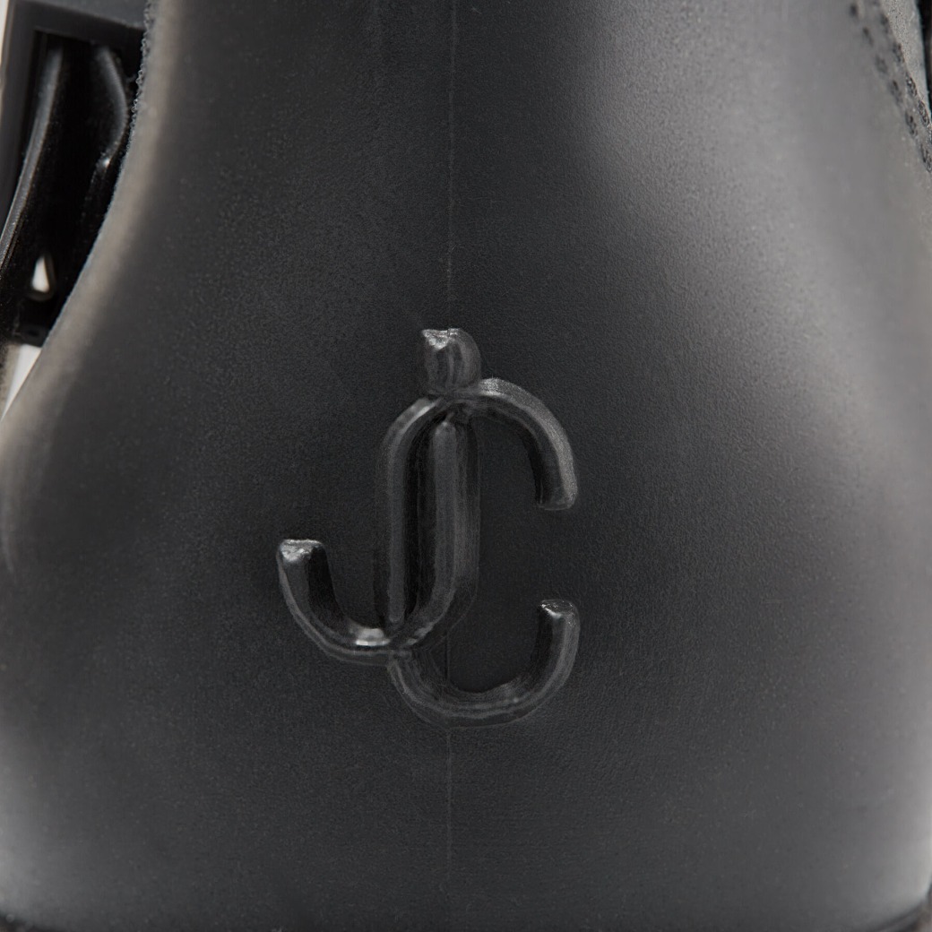 Black Biodegradable Rubber Rain Boots | YAEL FLAT | Winter