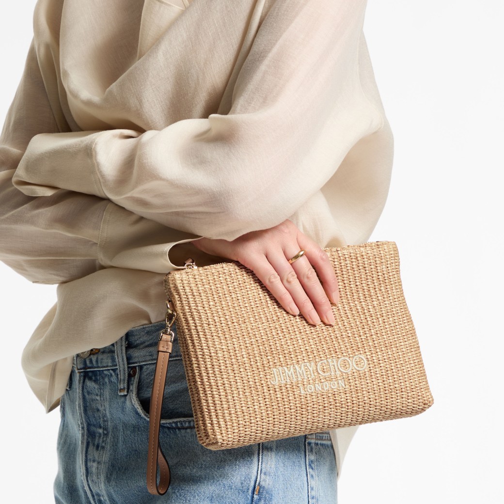 Jimmy Choo Zipped Flat Pouch