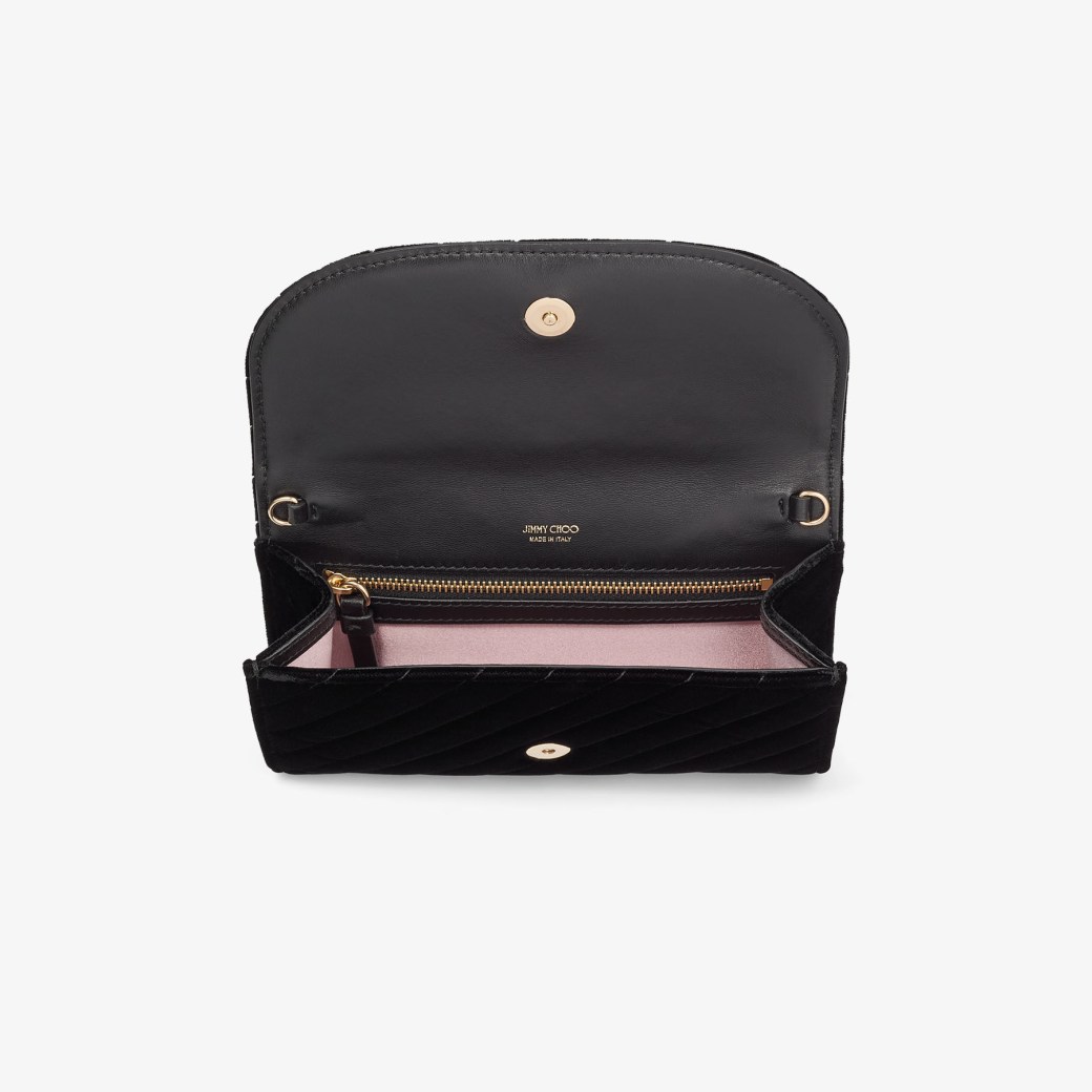 Jimmy Choo Curve Wallet With Chain