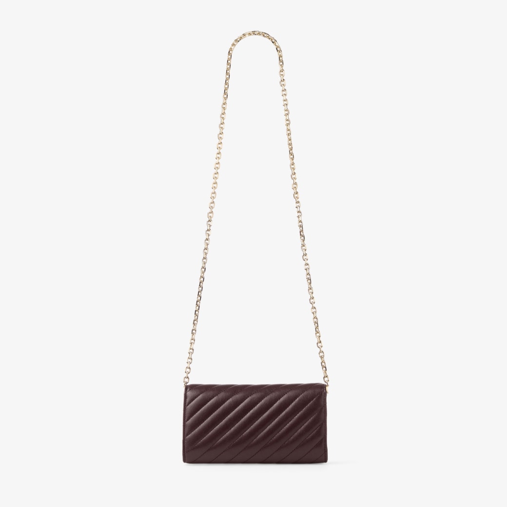 Jimmy Choo Curve Wallet With Chain