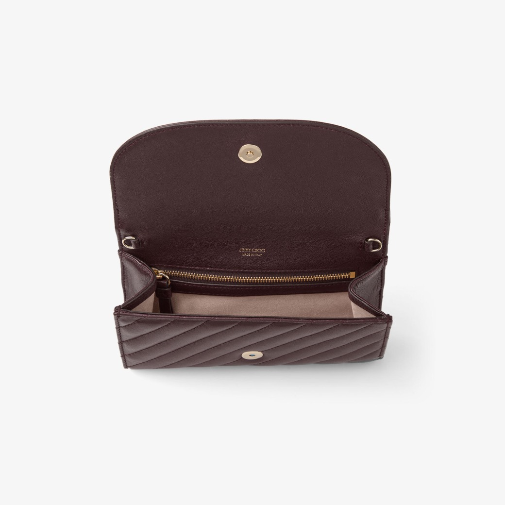 Jimmy Choo Curve Wallet With Chain