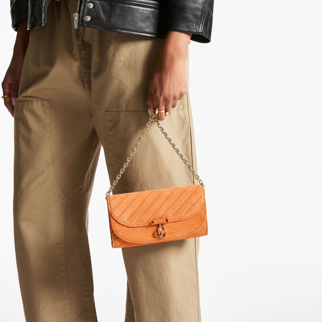 Jimmy Choo Curve Wallet With Chain