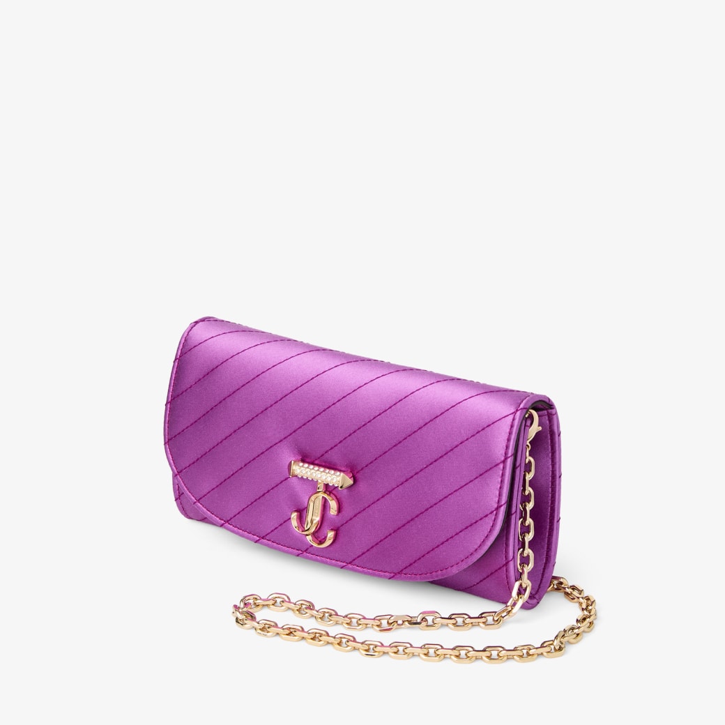 Jimmy Choo Curve Wallet With Chain