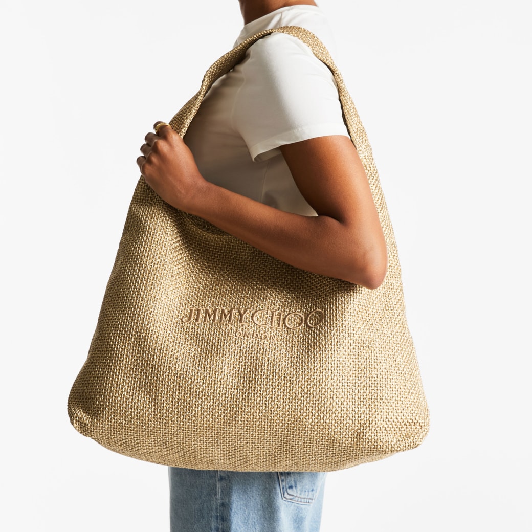 Jimmy Choo Beach Diamond Hobo Large